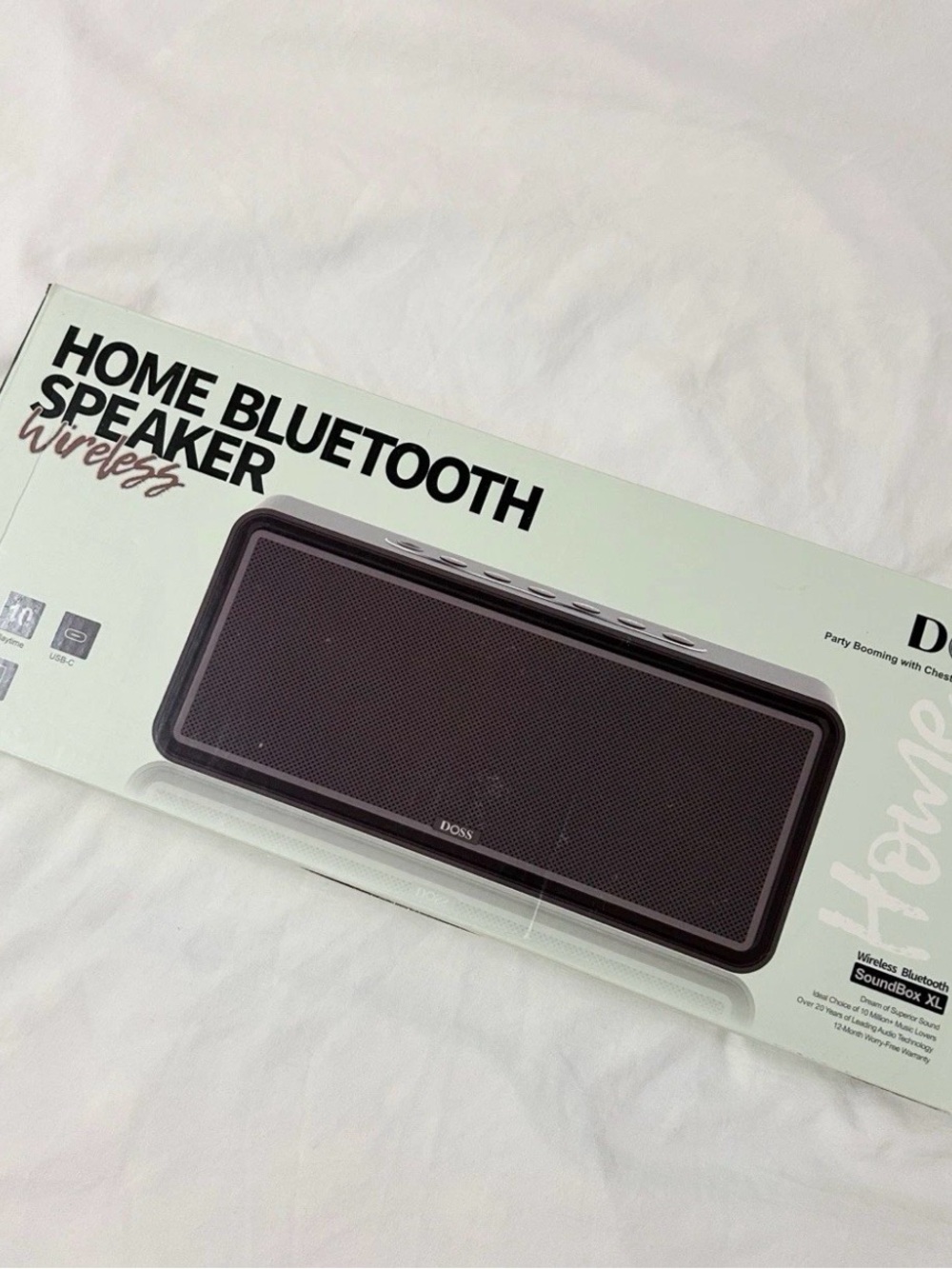 DOSS SoundBox XL 32W Portable Bluetooth Speaker - Black